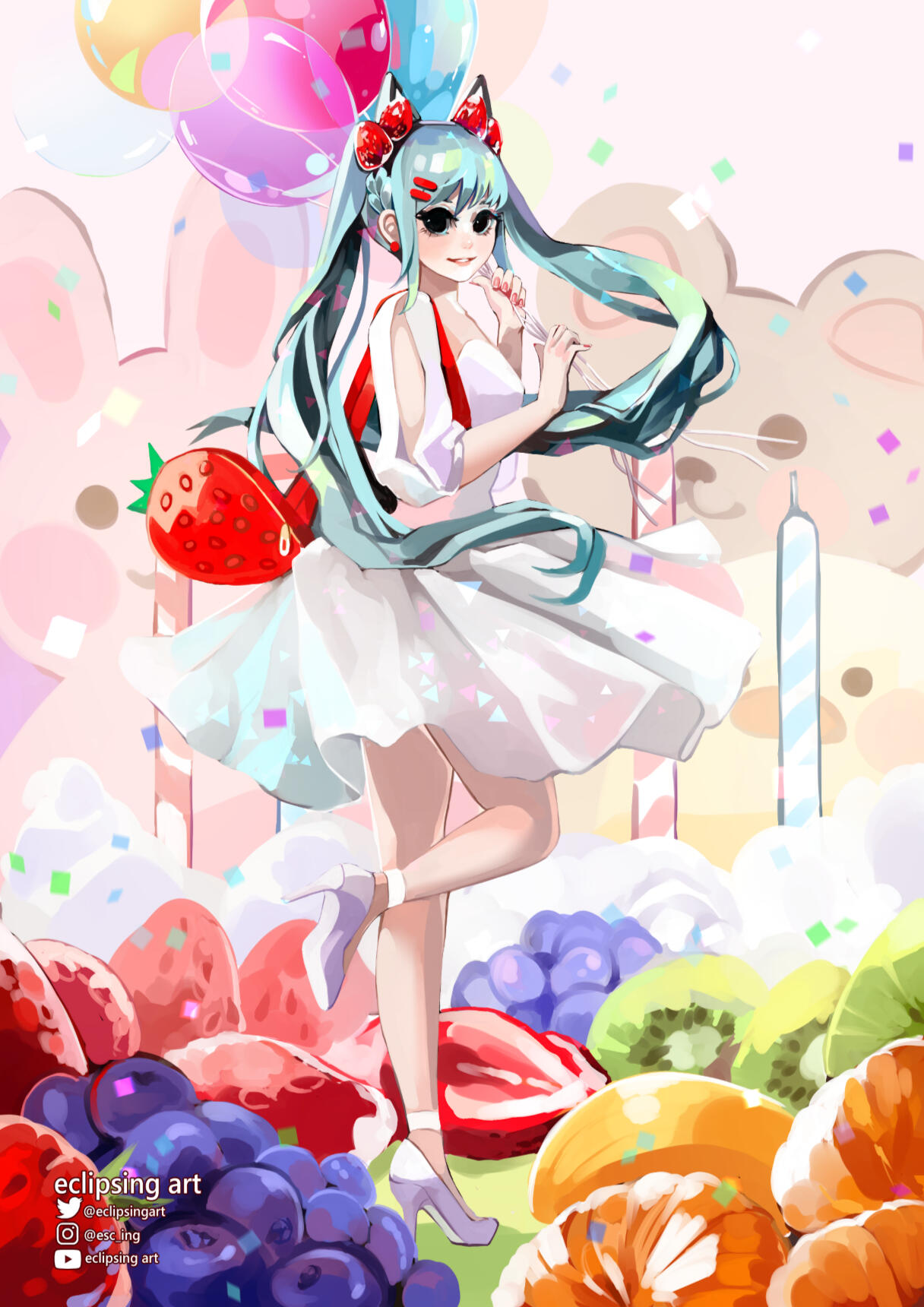 Full Render Full-body with complex BG