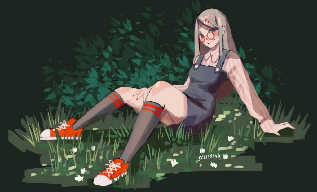 Simple Color Full-body with simple BG